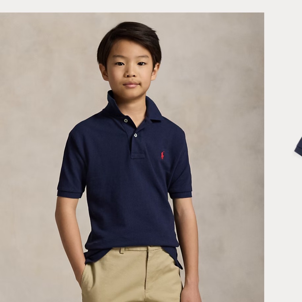 Polo by Ralph Lauren Boys  Classic Navy Polo Shirt